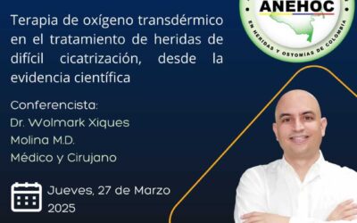 Webinar ANEHOC: Terapia de oxígeno transdérmico en el tratamiento de heridas de difícil cicatrización, desde la evidencia científica.